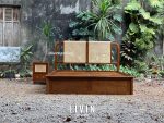 Tempat Tidur Set Jati Rotan Klasik Minimalis
