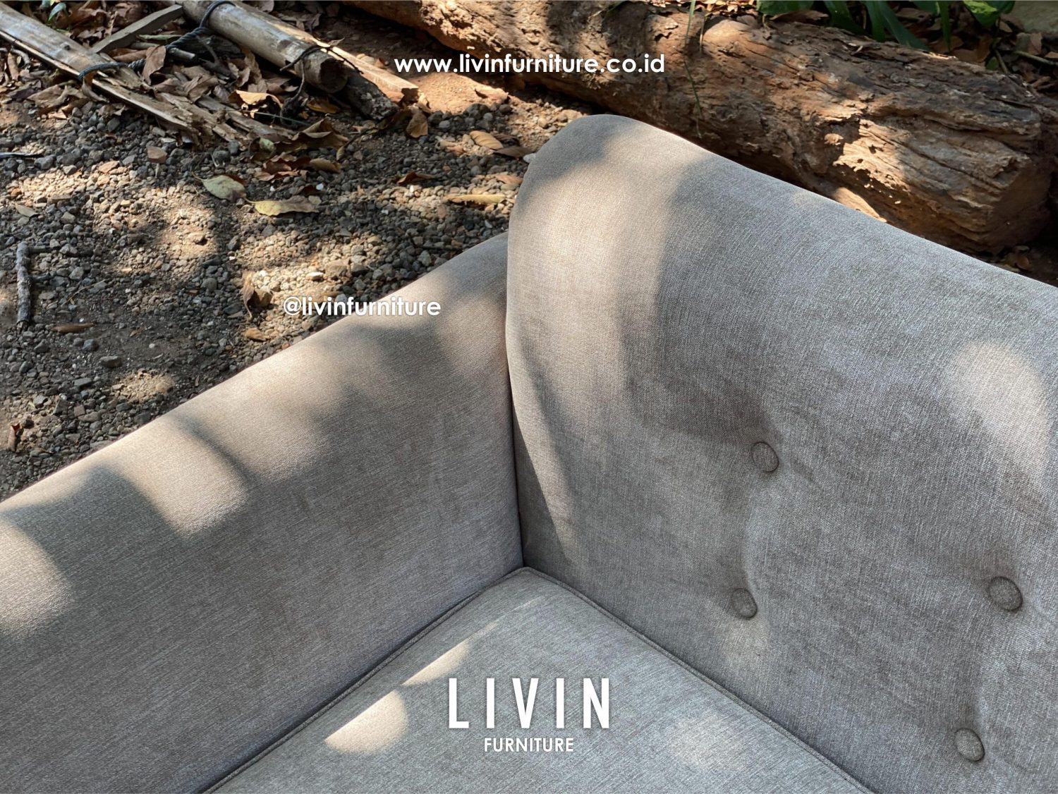 Kursi Sofa Retro Single Jati Minimalis
