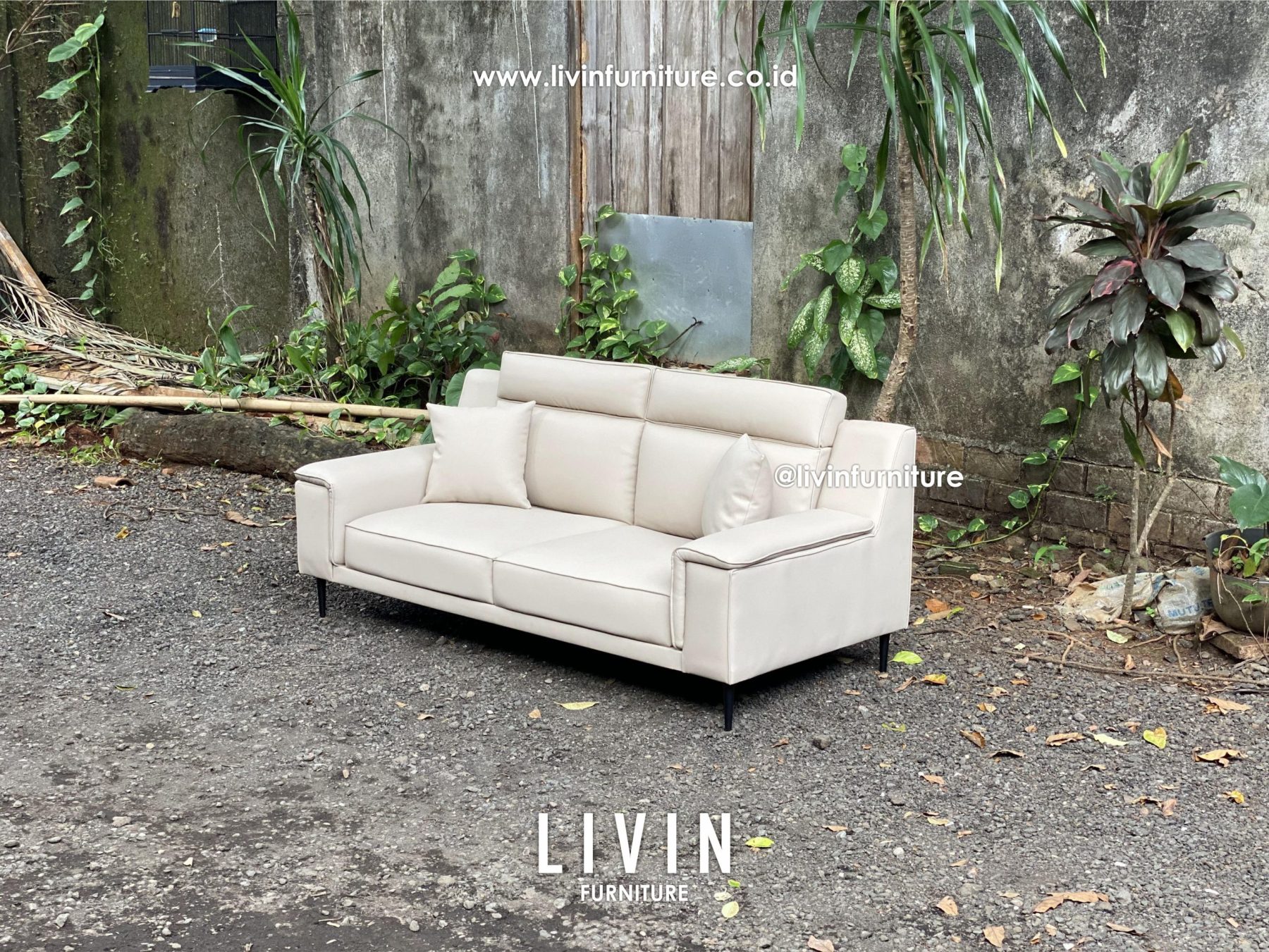 Sofa Tamu 3 Seater Luxury Modern Minimalis