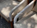 Kursi Sofa Single Seater Jati Tali Rope Modern Mewah Minimalis