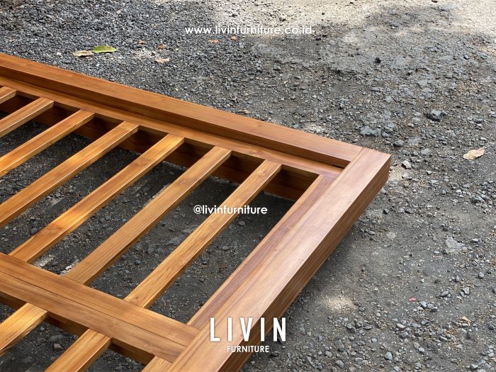 Dipan Tempat Tidur Jati Klasik Modern Minimalis