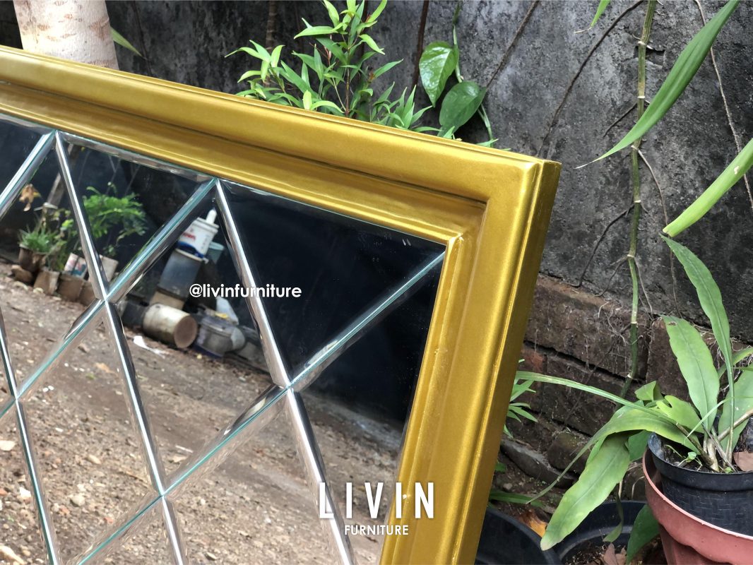 Kaca Bevel Cermin Hiasan Dinding Modern Minimalis
