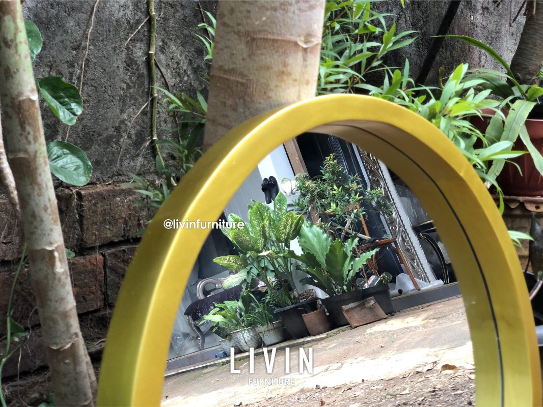 Kaca Cermin Bulat Bundar Modern Minimalis