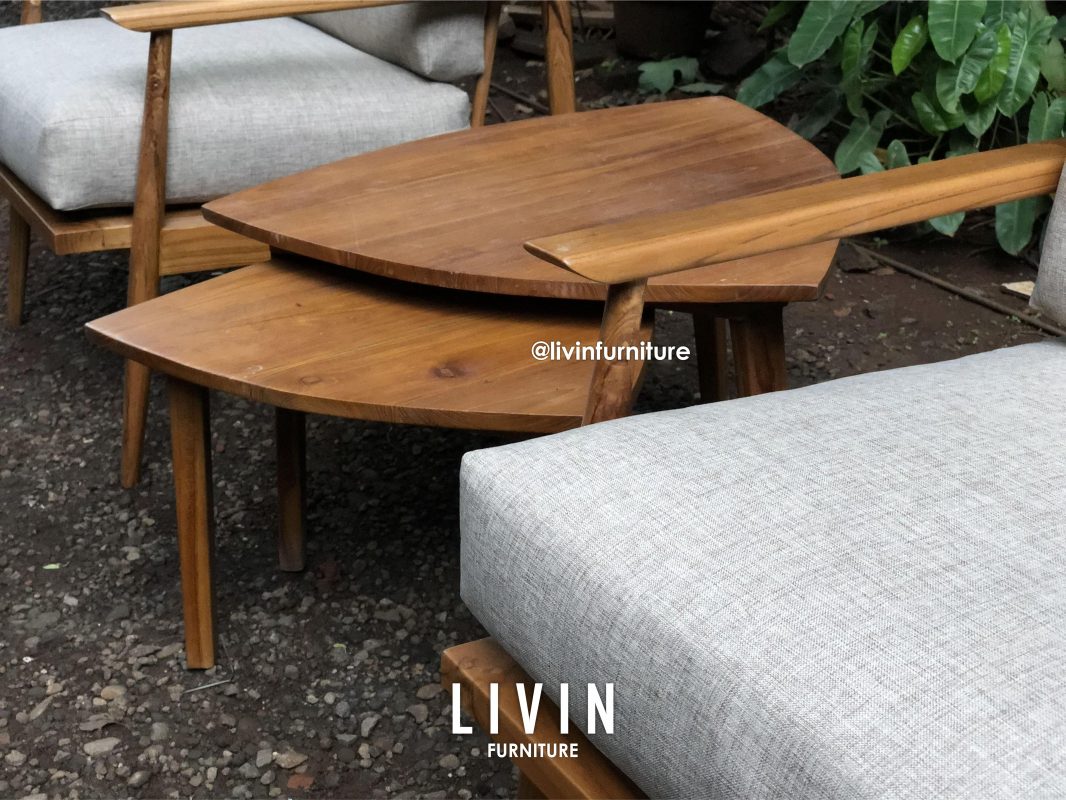Kursi Sofa Teras Set Jati Modern Minimalis