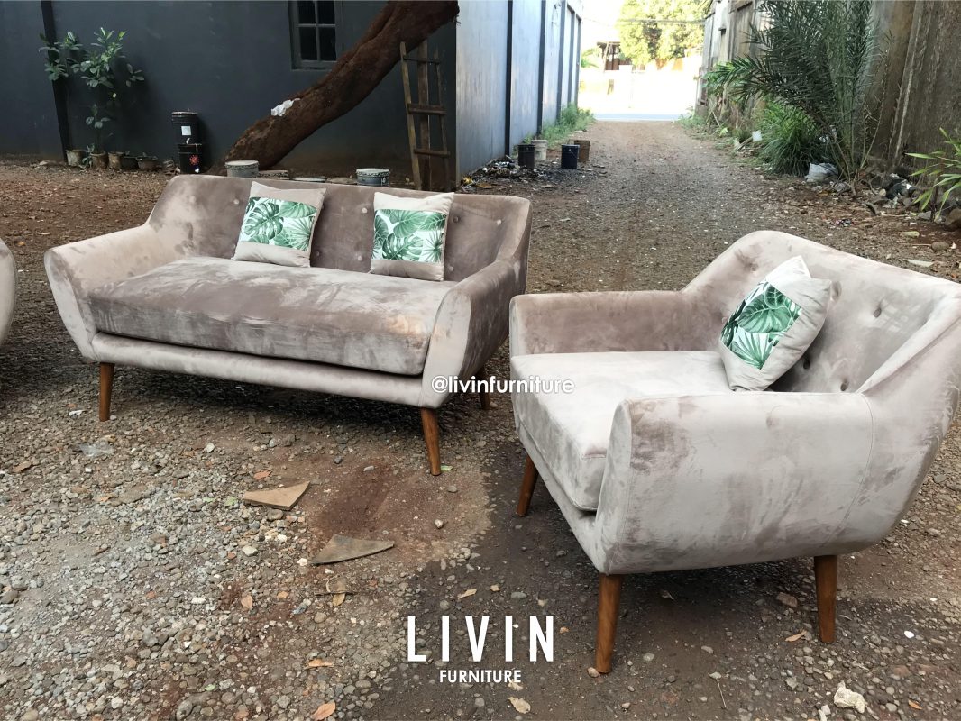 Sofa Tamu 211 Jati Retro Modern Minimalis