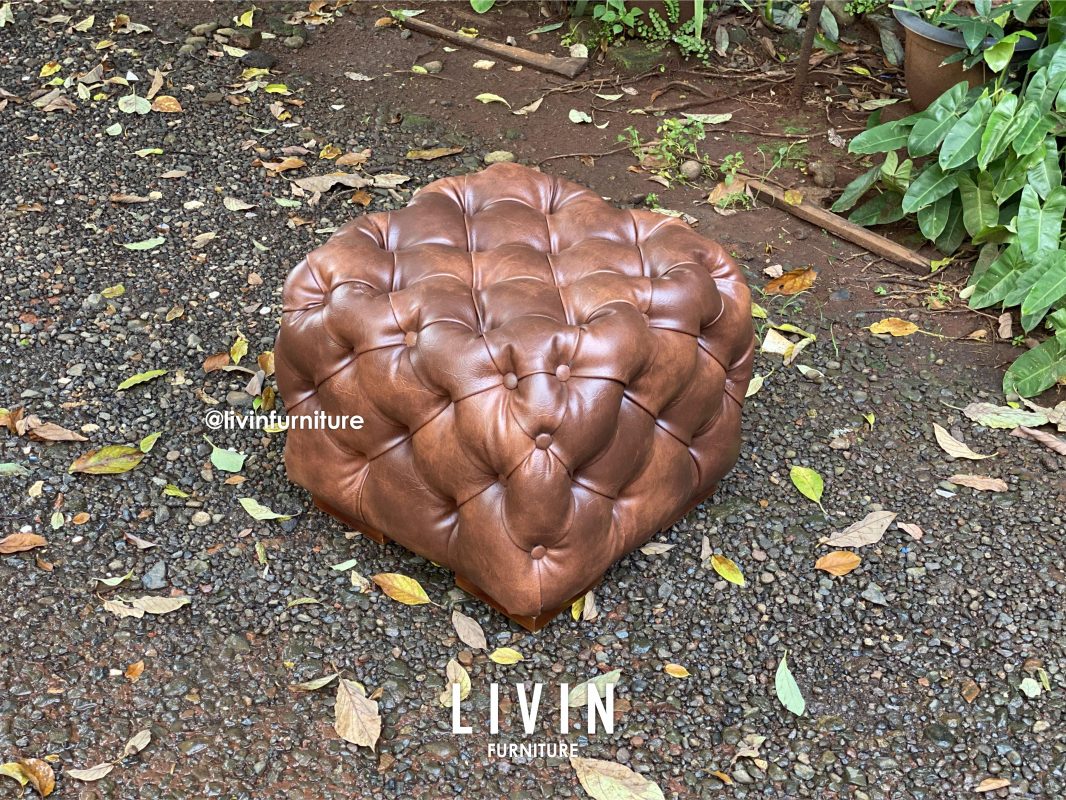 Kursi Sofa Stool Chesterfiield Klasik Modern Mewah