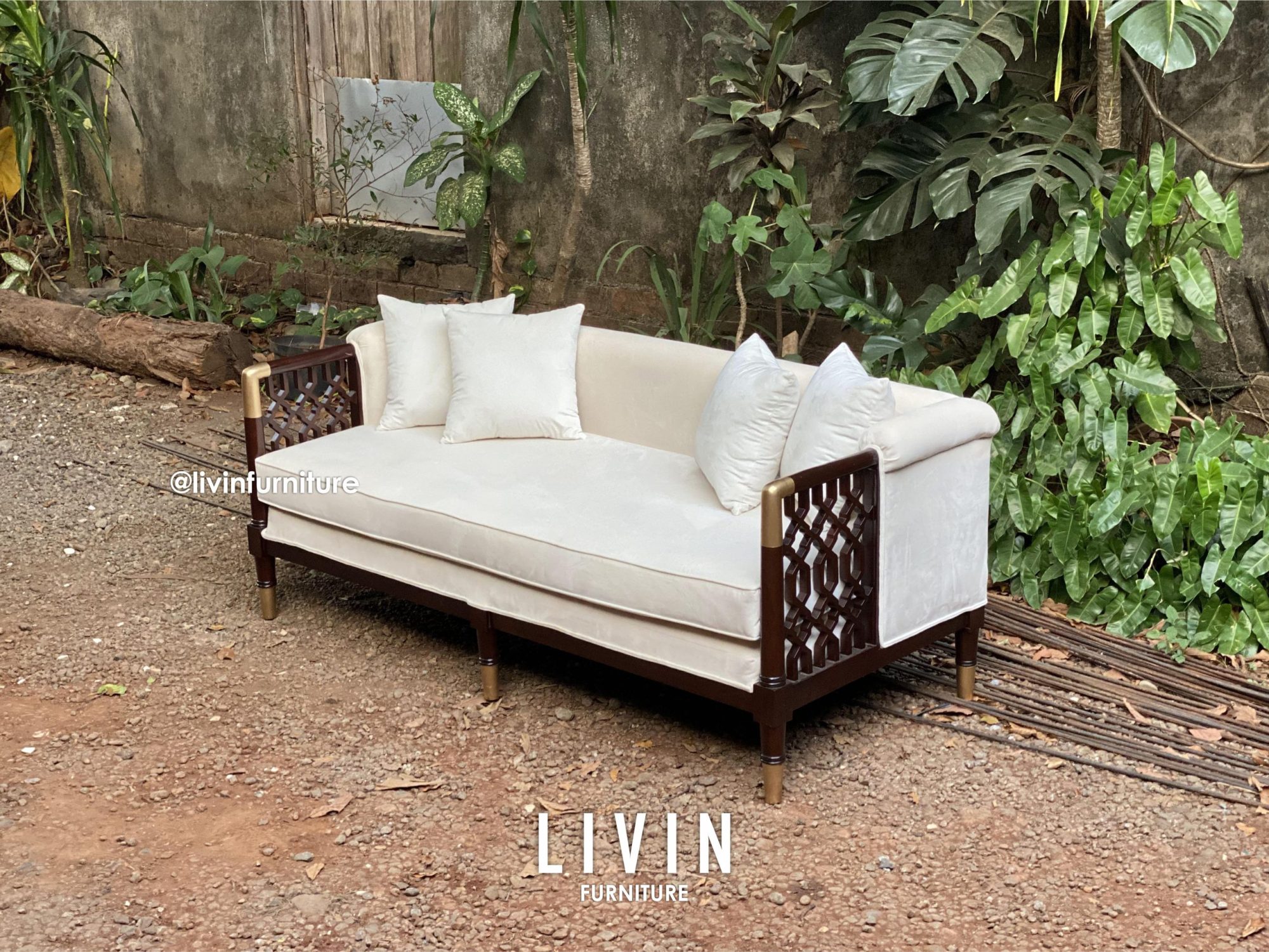 Sofa Tamu Jati Klasik 3 Seater Modern Minimalis Sofa Tamu Jati Klasik 3 Seater Modern Minimalis