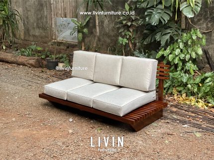Kursi Sofa Cafe Jati Vintage Modern Minimalis