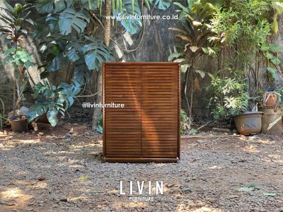 Bufet Jati 2 Pintu Salur Klasik Minimalis