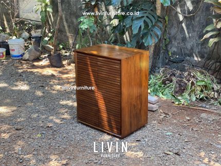 Bufet Jati 2 Pintu Salur Klasik Minimalis