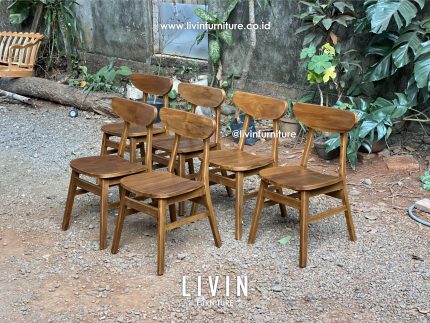 Kursi Makan Ropan Jati Modern Minimalis