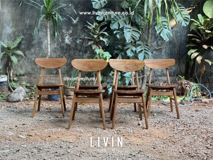 Kursi Makan Ropan Jati Modern Minimalis