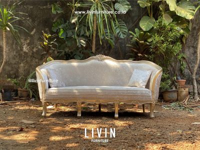 Sofa Ukir 3 Seater Klasik Modern Minimalis