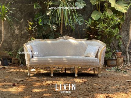 Sofa Ukir 3 Seater Klasik Modern Minimalis