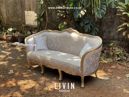 Sofa Ukir 3 Seater Klasik Modern Minimalis