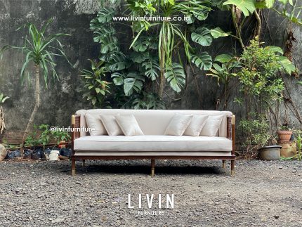 Sofa Jati 3 Seater Klasik Modern Mewah