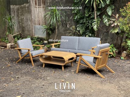 Kursi Tamu Jati Sofa 211 Meja Klasik Modern Minimalis