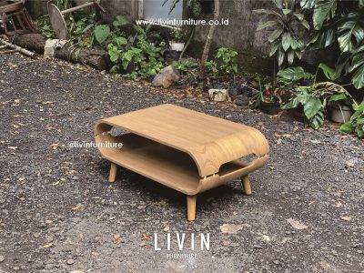 Meja Tamu Jati Oval Modern Klasik Minimalis