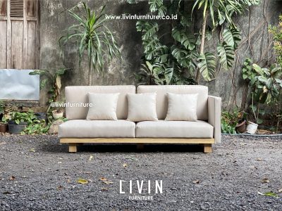 Sofa Tamu Japandi Jati Modern Minimalis