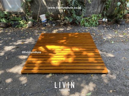 Tempat Tidur Lipat Lesehan Jati Klasik Minimalis