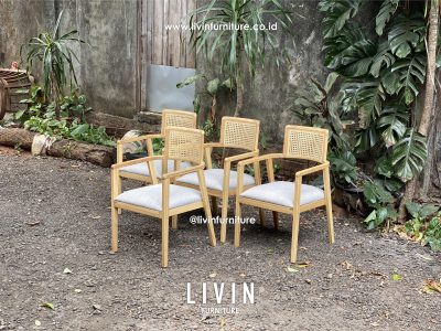 Kursi Makan Jati Rotan Sofa Modern Minimalis