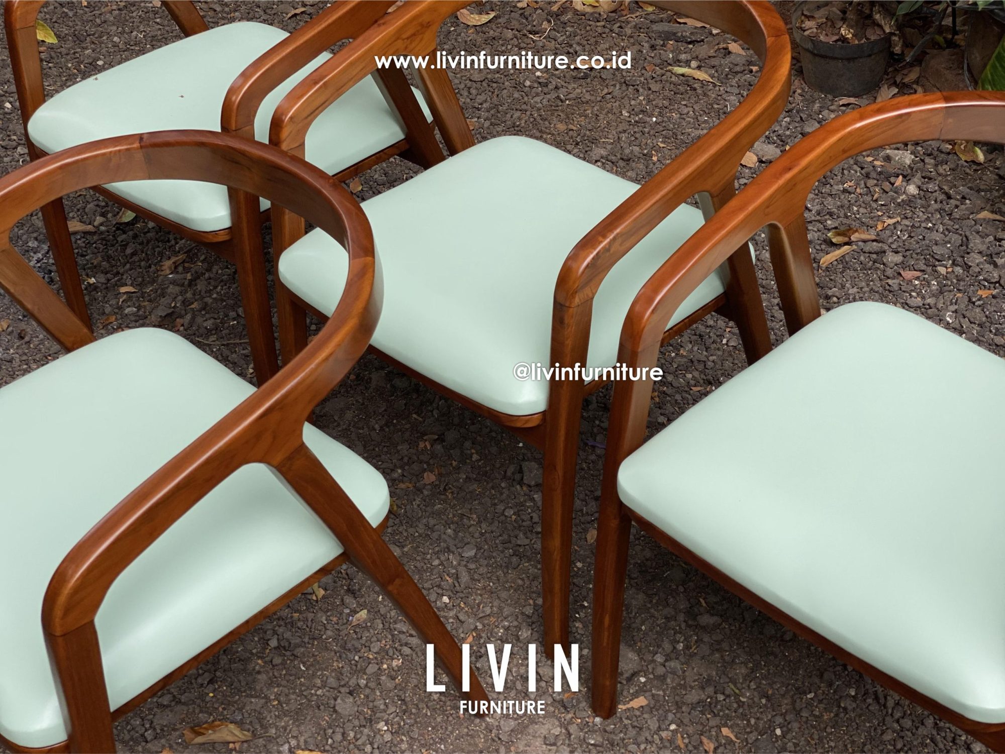 728 Kursi Makan Jati Sofa Selly Modern Minimalis