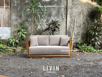Sofa Jati Rotan Modern 2 Seater Klasik Minimalis