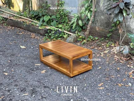 Meja Tamu Jati Modern Natural Klasik Minimalis