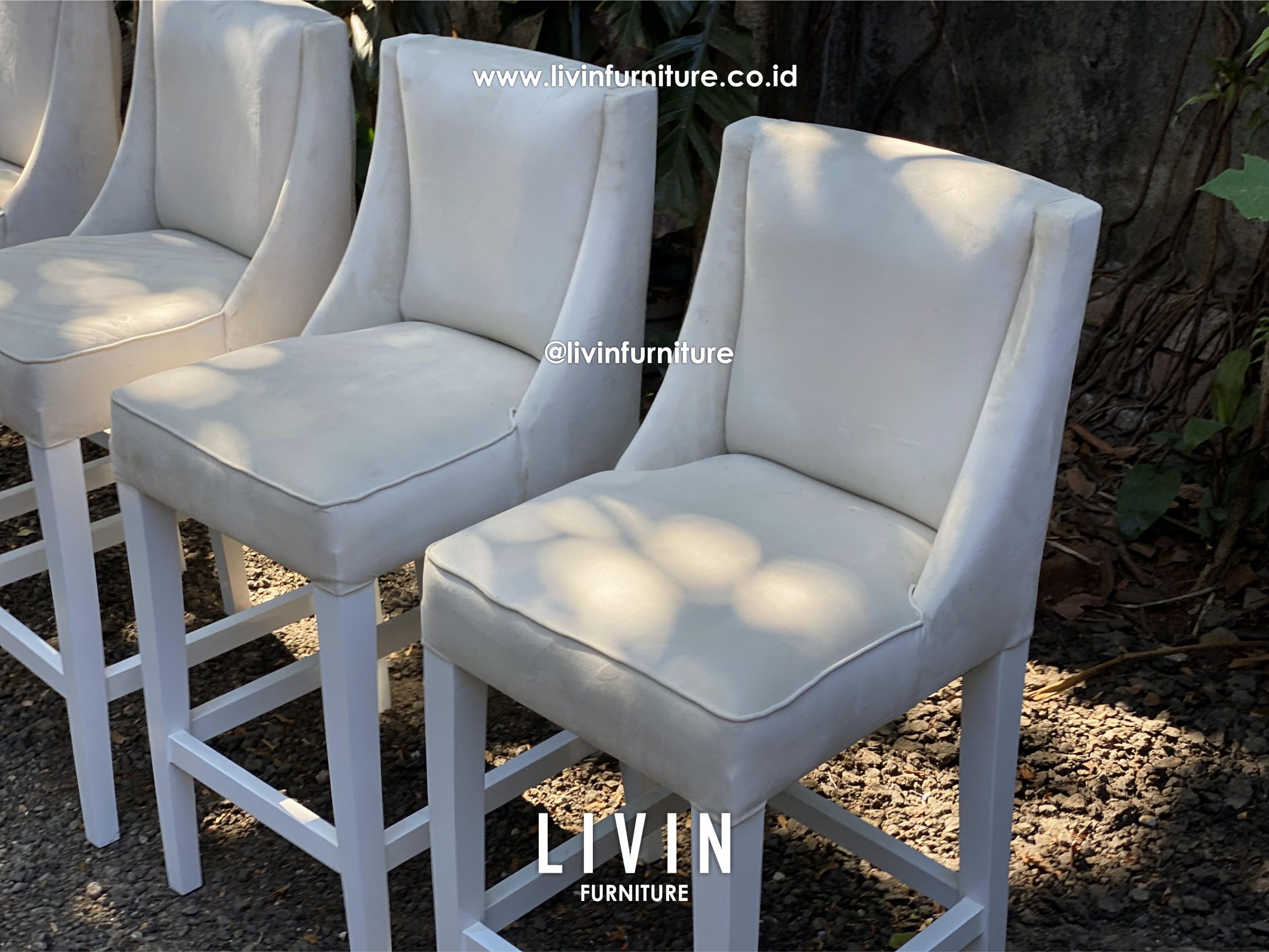 Kursi Bar Sofa Putih Modern Minimalis Kursi Bar Sofa Putih Modern Minimalis