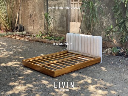 Tempat Tidur Jati Sofa Natural Modern Minimalis
