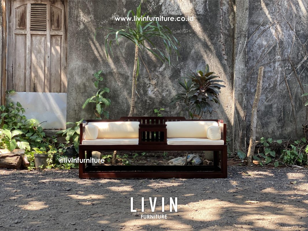 Sofa Santai Jati Meja Tengah Klasik Modern Minimalis