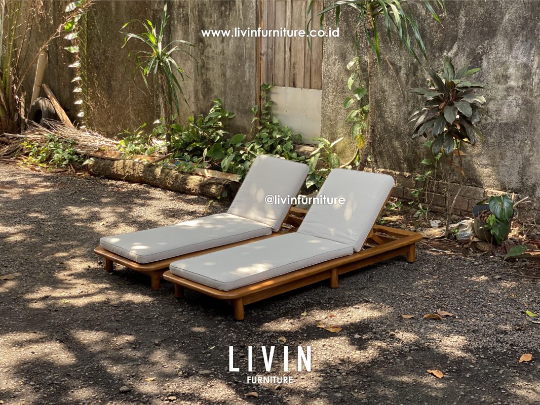 Kursi Lounger Jati Sofa Klasik Modern Minimalis