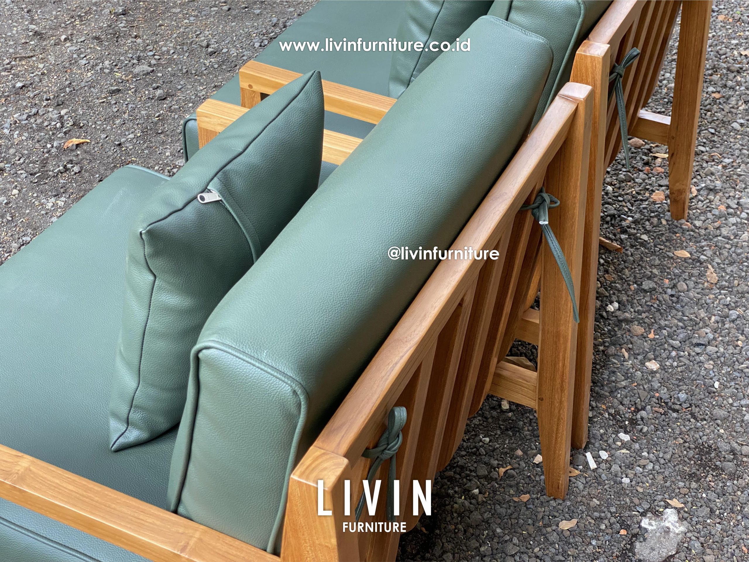 Kursi Jati Sofa Single Seater HIjau Klasik Minimalis Kursi Jati Sofa Single Seater HIjau Klasik Minimalis