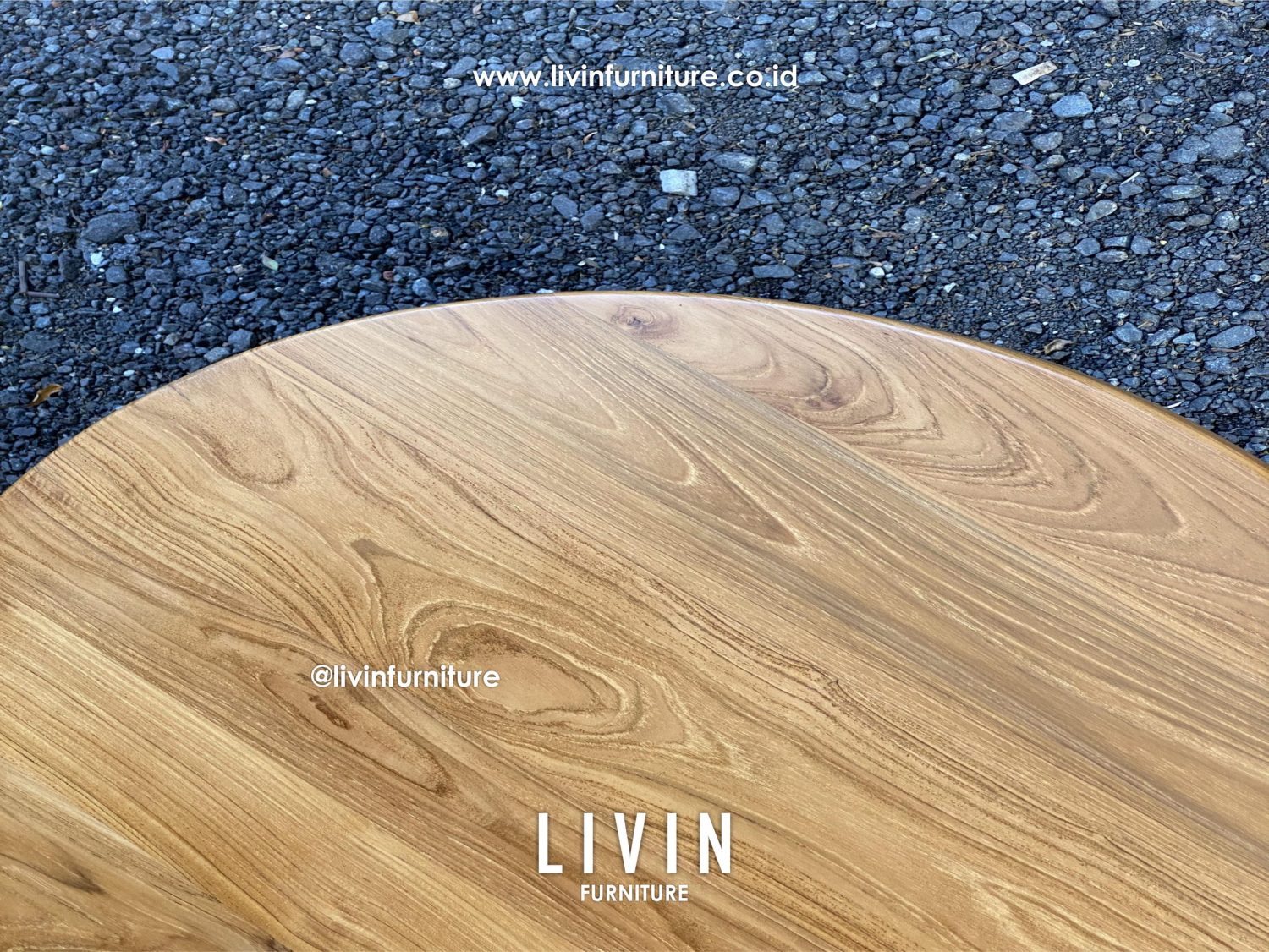 Meja Tamu Bundar Jati Rotan Modern Minimalis Meja Tamu Bundar Jati Rotan Modern Minimalis
