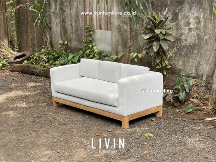 Sofa Tamu Modern 3 Seater Jati Minimalis